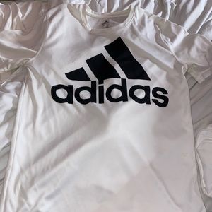 White adidas tshirt